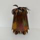 Brutalist owl sculpture, vintage 1970s
