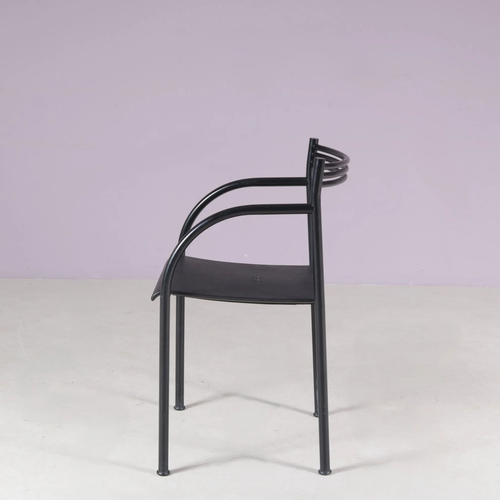 1980s dining chair by Philippe Starck for Baleri Italy
