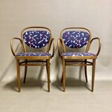 Pair of 1950 armchairs "Design Thonet".