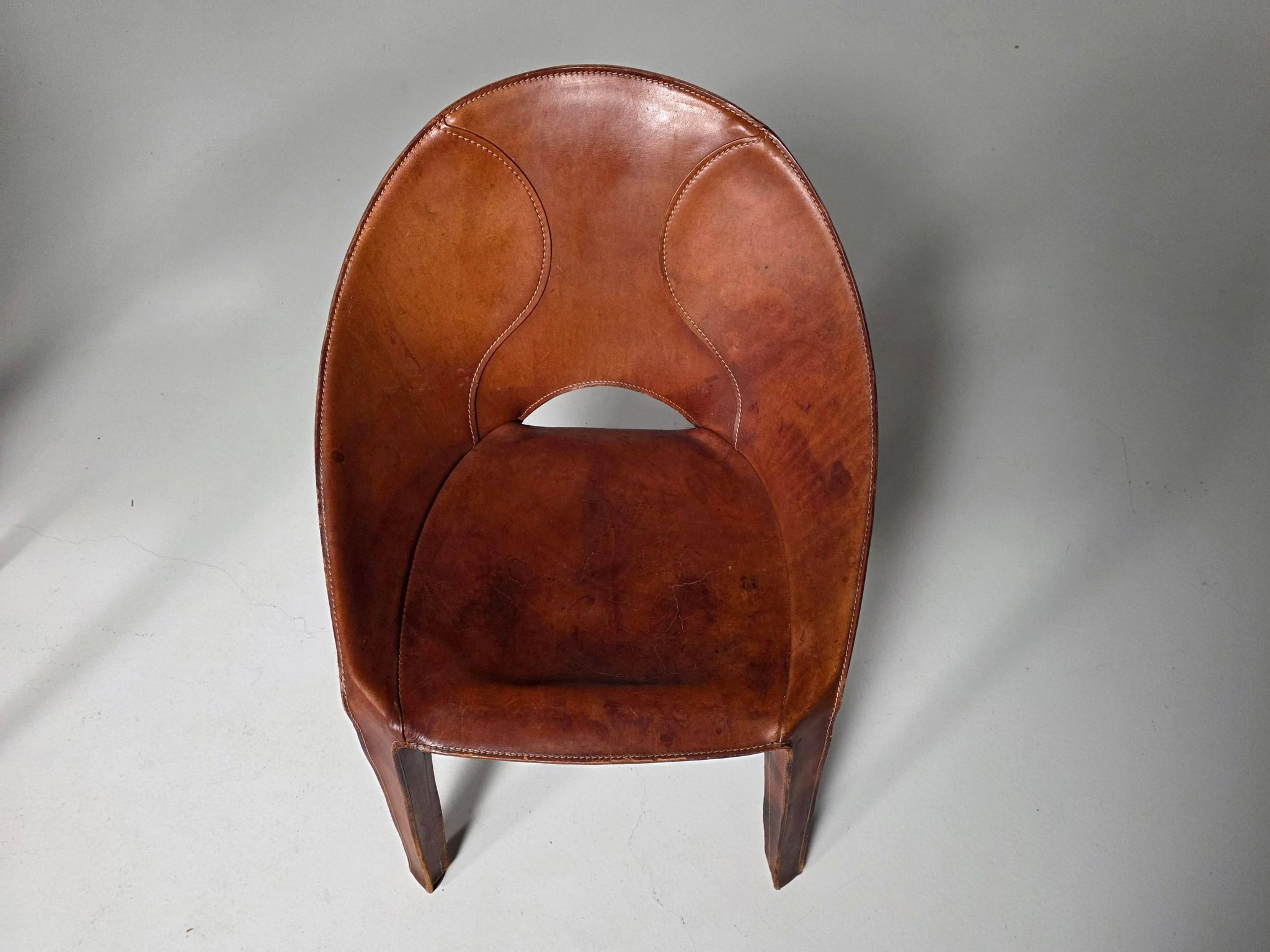 Set of four "Lira e Liuto" chairs by Mario Bellini for Cassina, Italy, 1980s.
