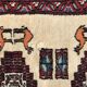 Carpet vintage pakistan done hand 126 X 188 CM