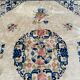 Tapis carré vintage Art Déco de Pékin Chine