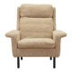Fauteuil danois beige par Arne Vodder, années 1960