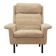 Fauteuil danois beige par Arne Vodder, années 1960