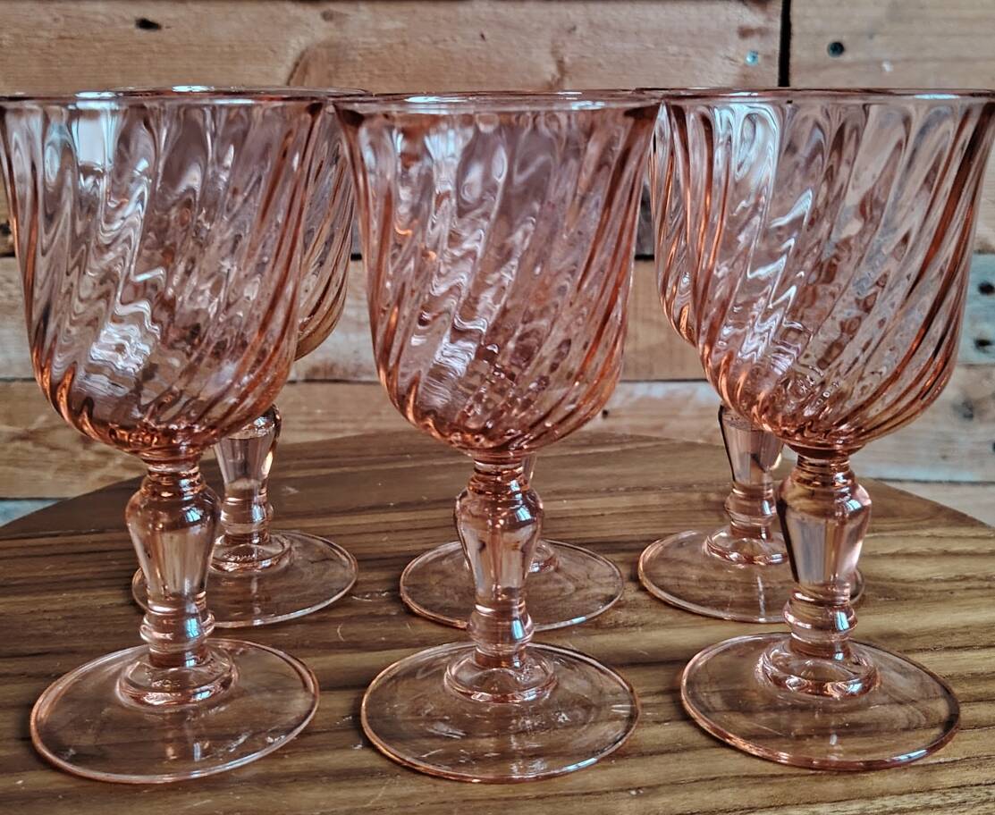 Ensemble de 6 verres à vin Rosaline – Luminarc – Vintag