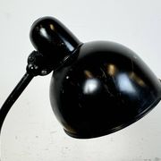 Lampe de table industrielle Bauhaus noire, années 1930