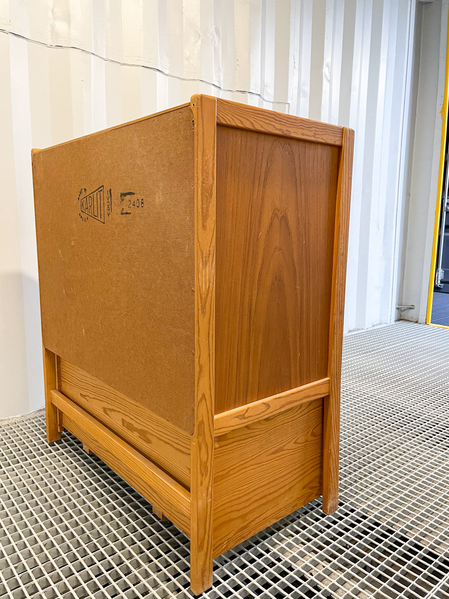 Scandinavian teak and pitchpin buffet