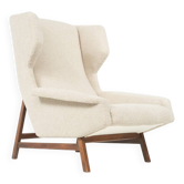 Mid-Century Modern Armchair 877 by Gianfranco Frattini for Cassina