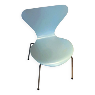 Chaise mod. 3107  Arne Jacobsen  Azur