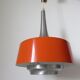Scandinavian suspension aluminium orange 60s 70s