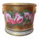 Cache-pot porcelain from Paris, rose decoration on a golden background, Empire style.