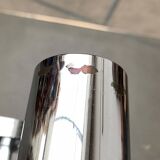 Chrome ceiling or wall lamp Space Age by Gaetano Sciolari for Leola, Germany, 1970s, set of 2