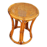 Vintage bamboo stool