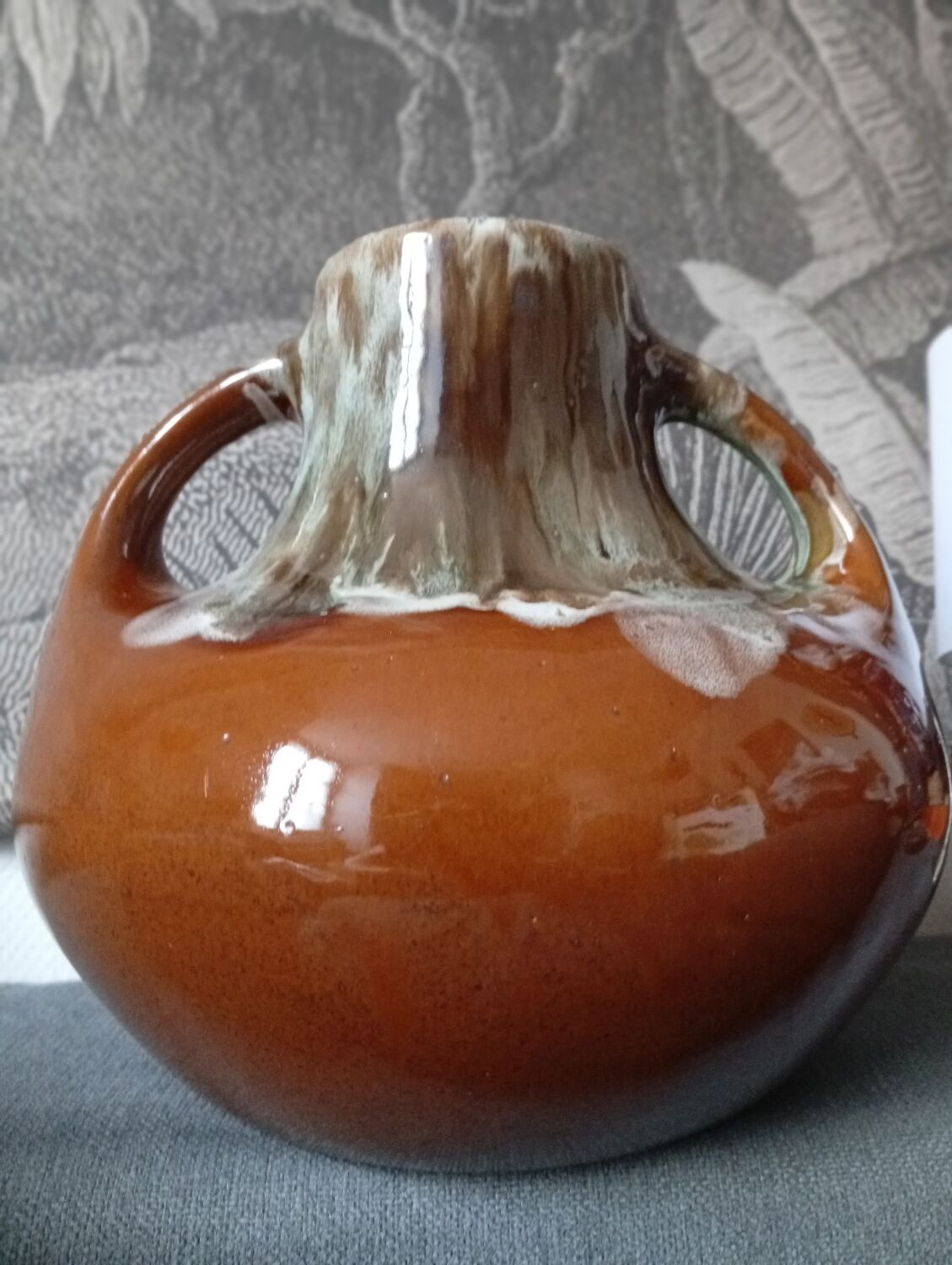 Large ceramic signed Bady - 1960s