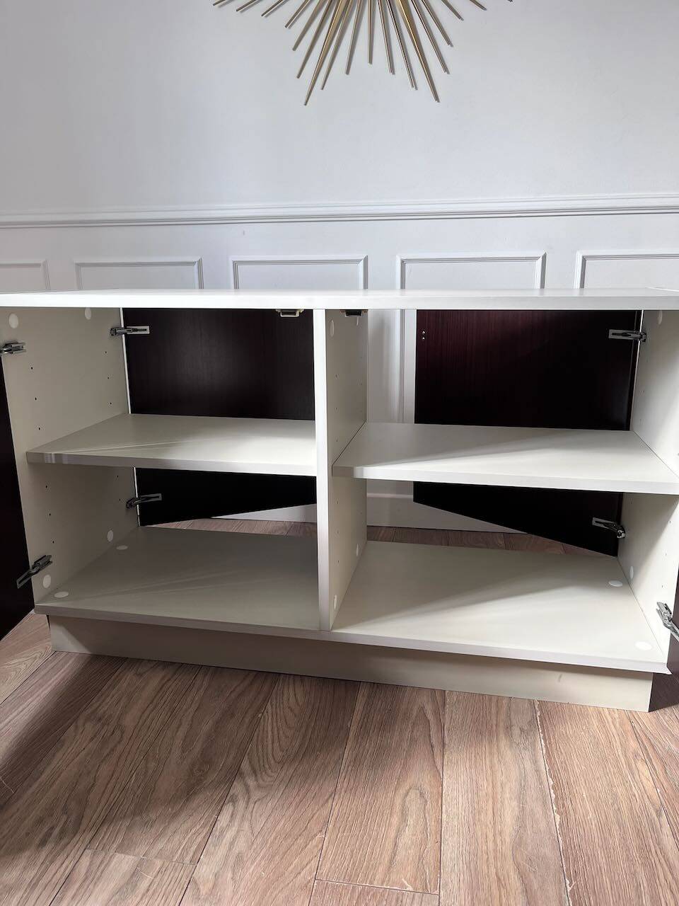 Vintage four-door buffet in rosewood.