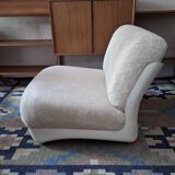 Italian fiberglass lounge chair after Mario Bellini, 1960s