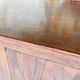 Large vintage chest of drawers with four drawers and one door in oak, circa 1960s