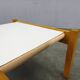 Mid Century Beech Plant Stands with Umakart Tops, 1970s Set