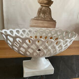Old white porcelain fruit cup