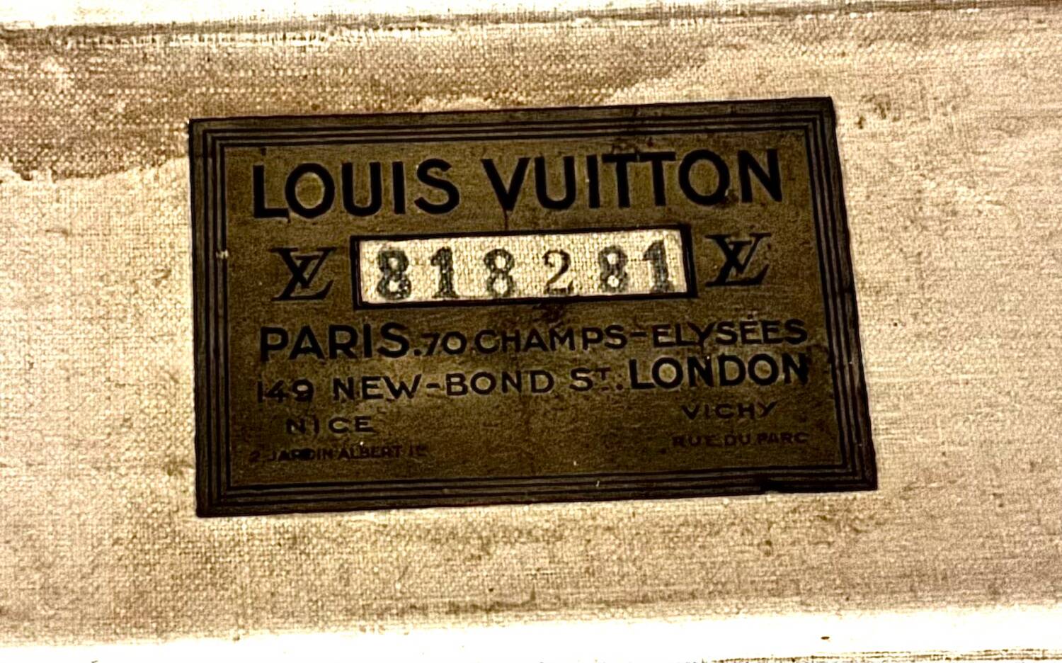 Ancienne malle Louis Vuitton – Années 1920 – Provenance familiale