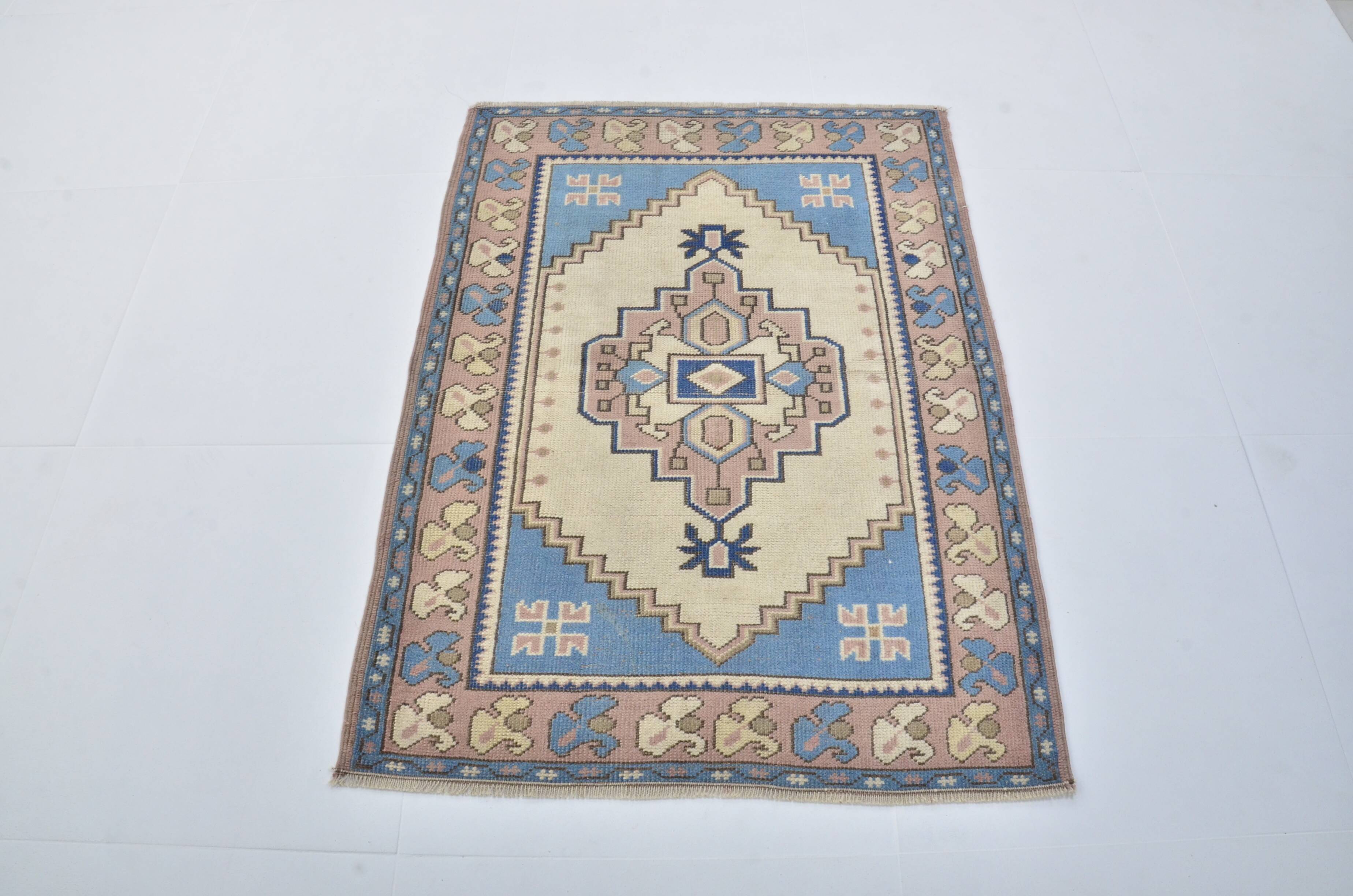 Oushak Vintage Wool Rug sku 3423