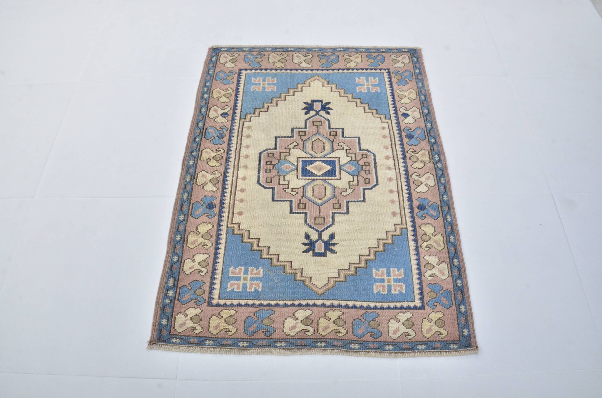 Oushak Vintage Wool Rug sku 3423