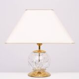Crystal Ball Table lamp Hollywood Regency Germany 1970s