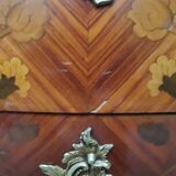Louis XV style marquette chest of drawers