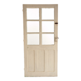 Oak glass entrance door from the 50s