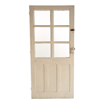 Oak glass entrance door from the 50s