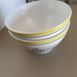 2 vintage earthenware bowls
