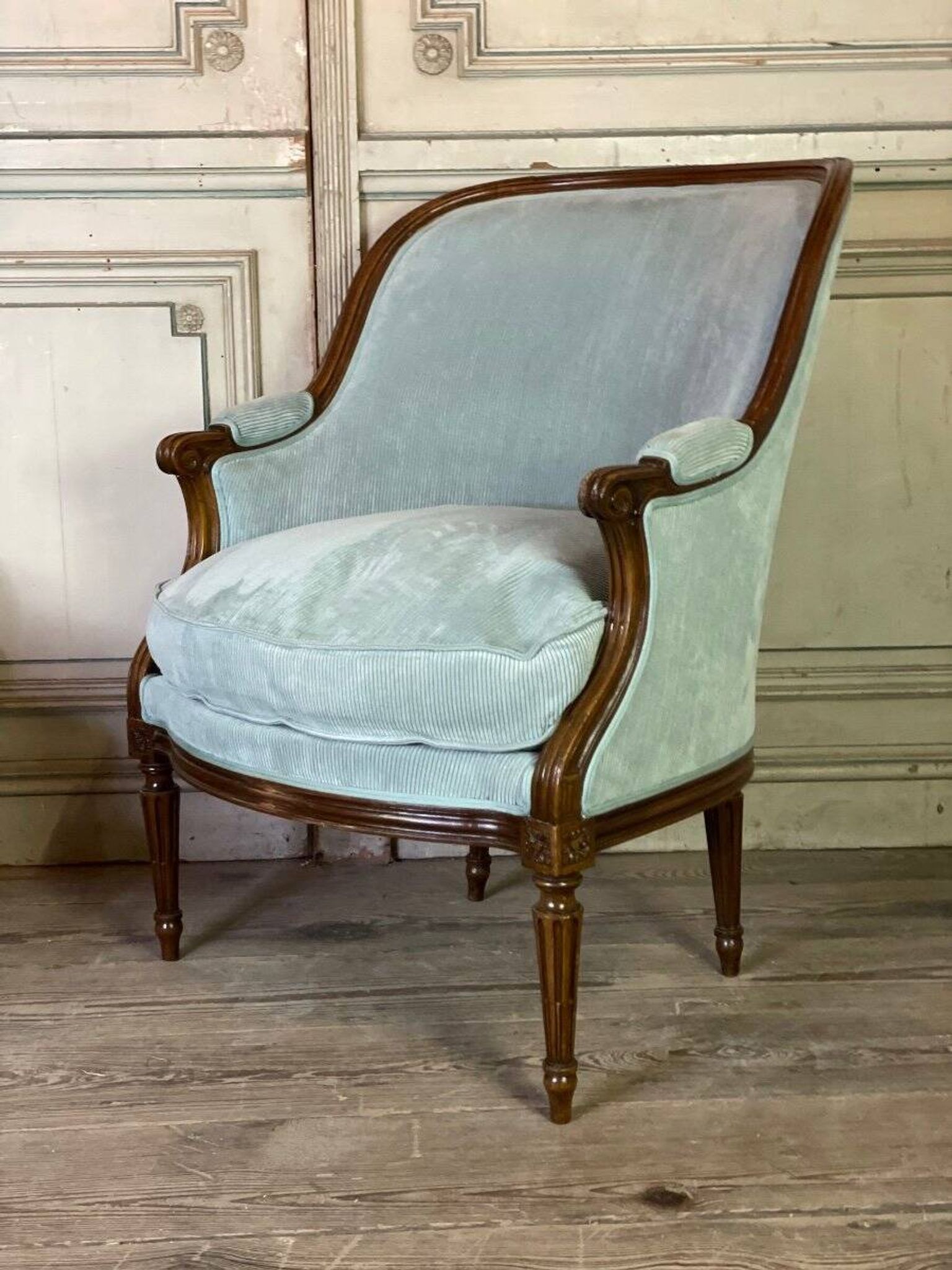 Duchesse brisée de style Louis XVI vers 1900