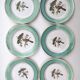 Badonviller birds dessert plates