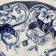 Terre de Fer Creil et Montereau Flora serving platter