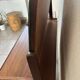 Vintage Danish teak hairdresser from the 1960s stamped Ag Spjel Kobber.