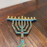 Menorah nine-branched candlestick