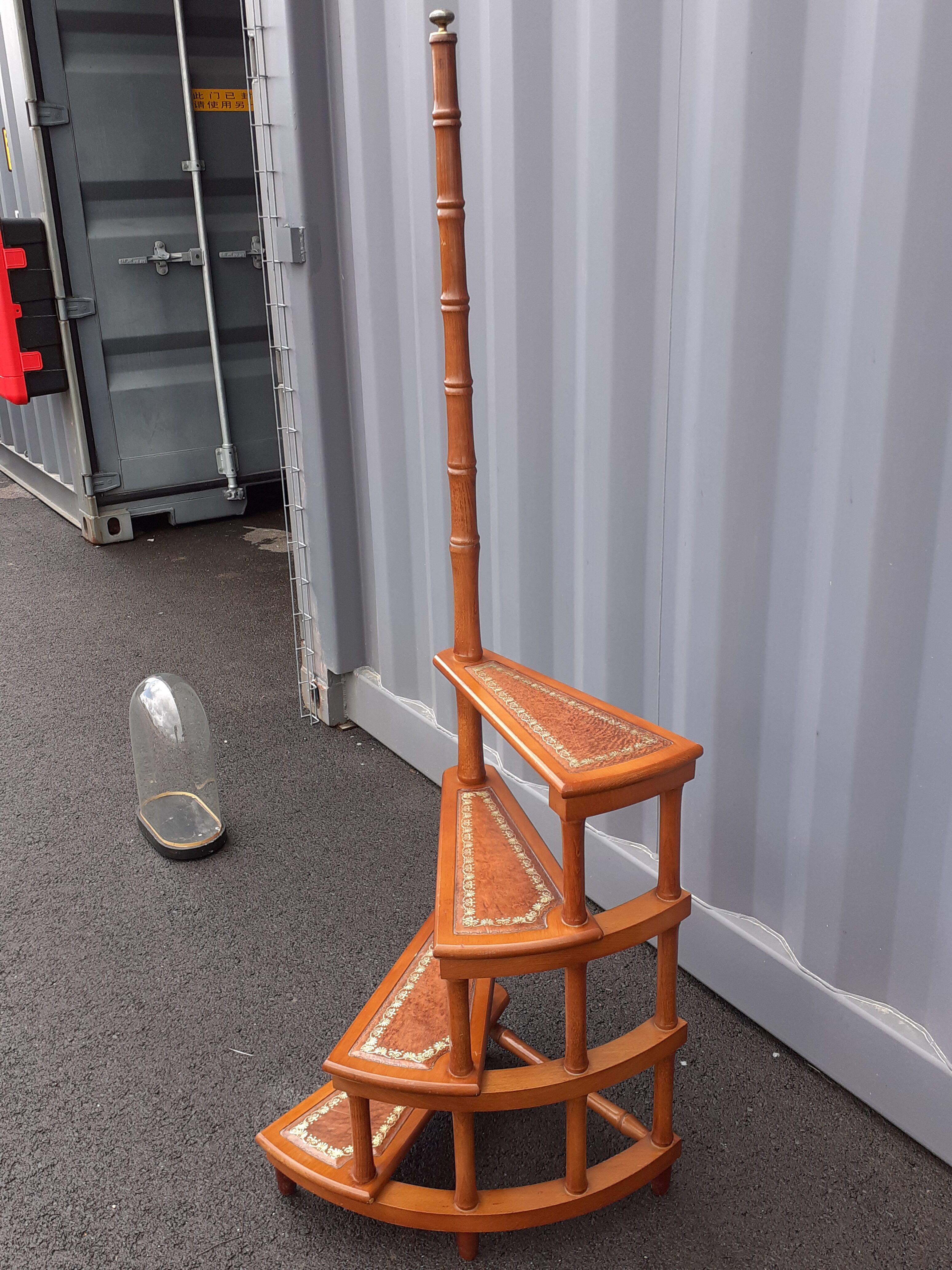 Ancient library staircase