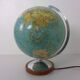 Vintage Illuminated Duo Glass Globe by Paul Oestergaard for Columbus, Germany, 1950s