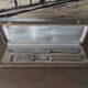 Art Deco silver leg meat serving box