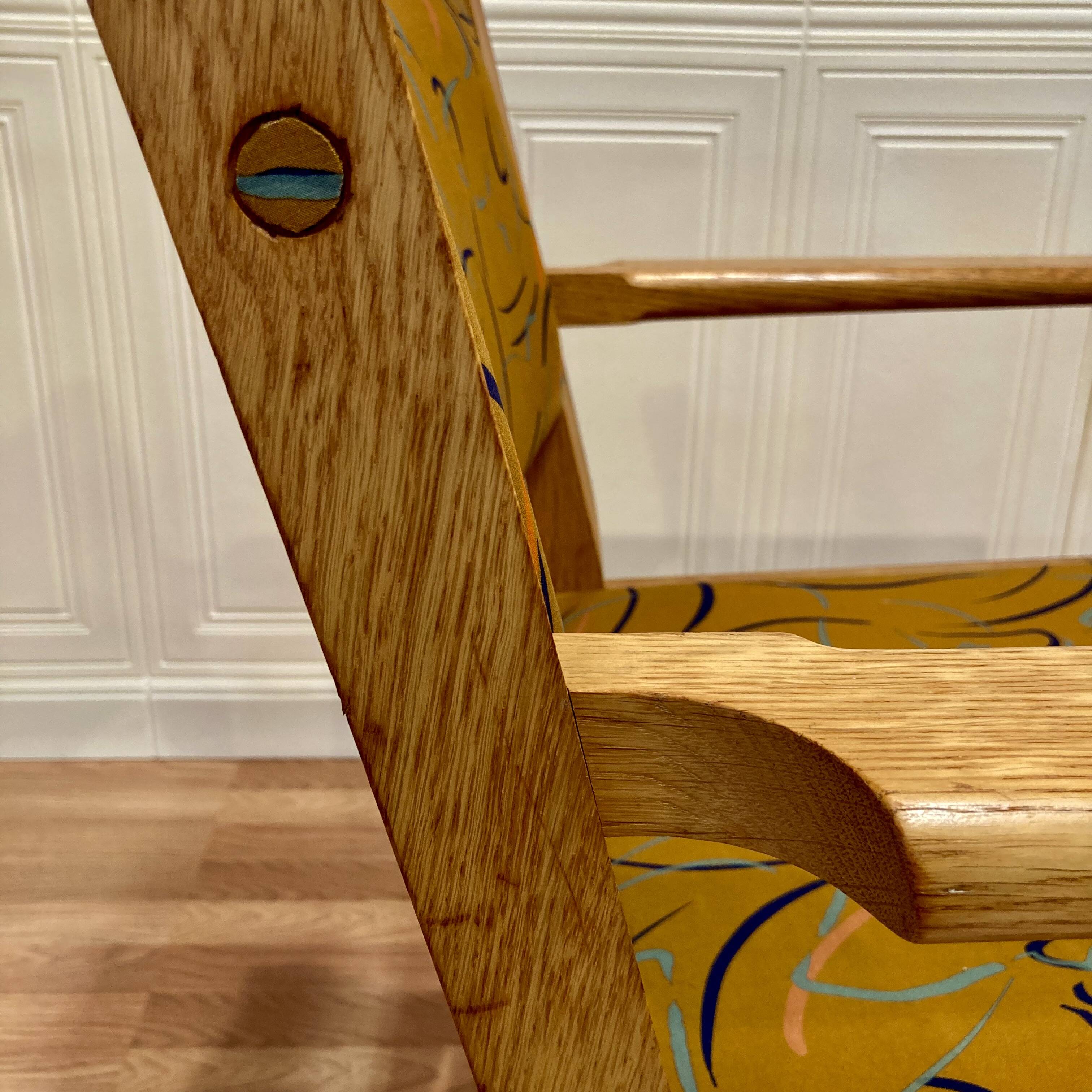 6 chairs stamped Hans Wegner "Scandinavian design" 1960.