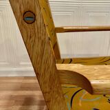 6 chairs stamped Hans Wegner "Scandinavian design" 1960.