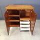 Vintage brutalist bar cabinet 1970s