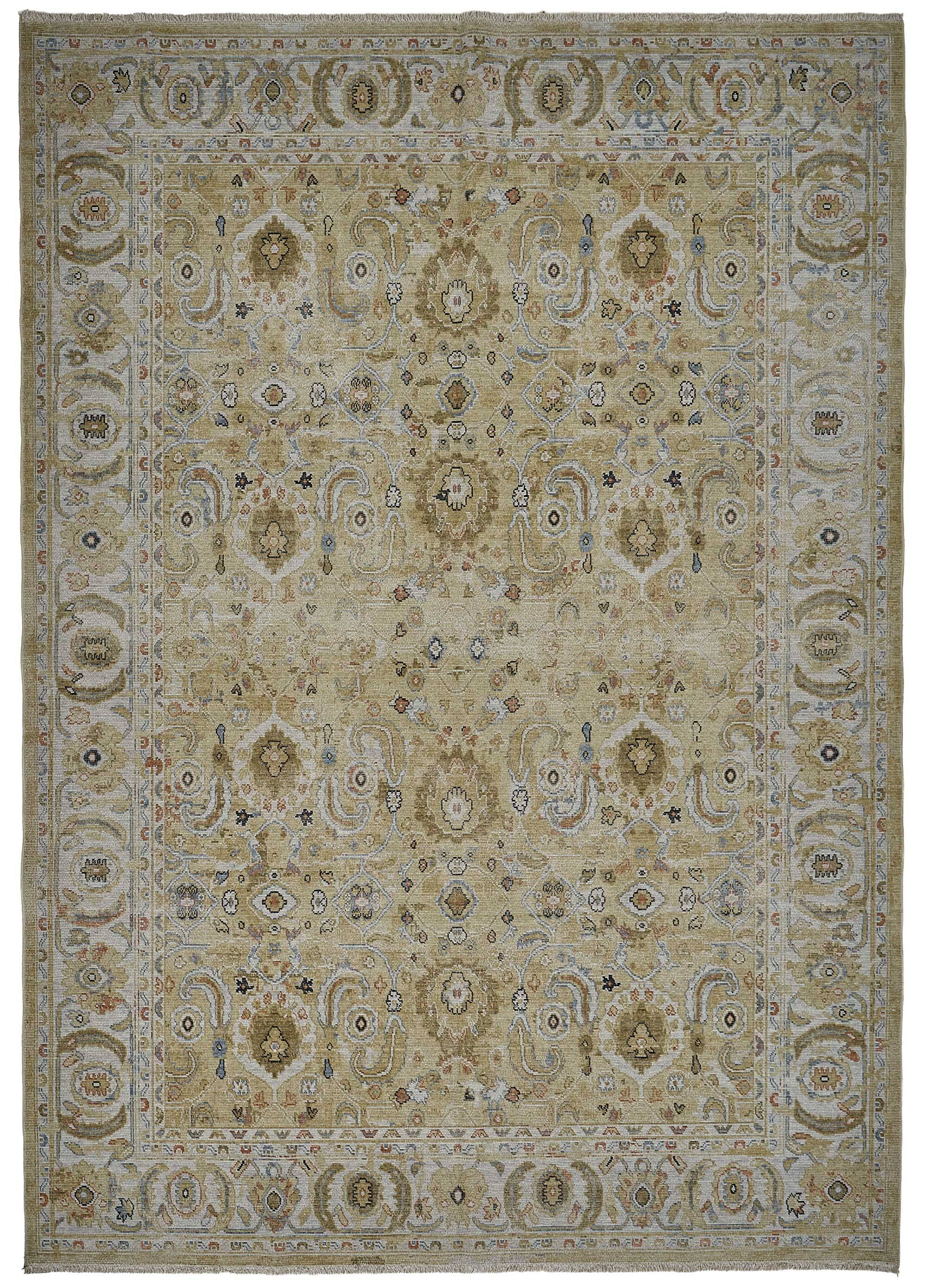 Turkish Handcrafted Loom Oushak Rug 207 cm x 295 cm