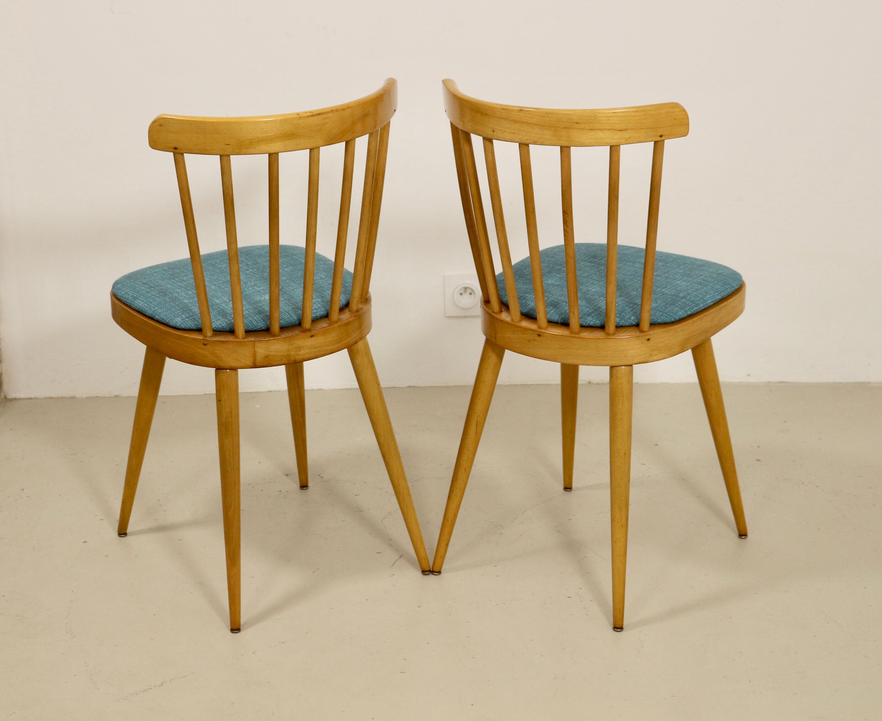 Set of 2 scandinavian chairs 1960