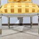 Pair of Cabriolet Armchairs, in rechampi wood, Louis XVI style – Late 19th century