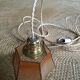 Mother-of-pearl hand lamp