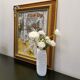 Vase en biscuit blanc signé M Frey pour Kaiser