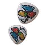 Set of 2 ashtray empty pocket 60s vitnage Plastorex Ornamine France