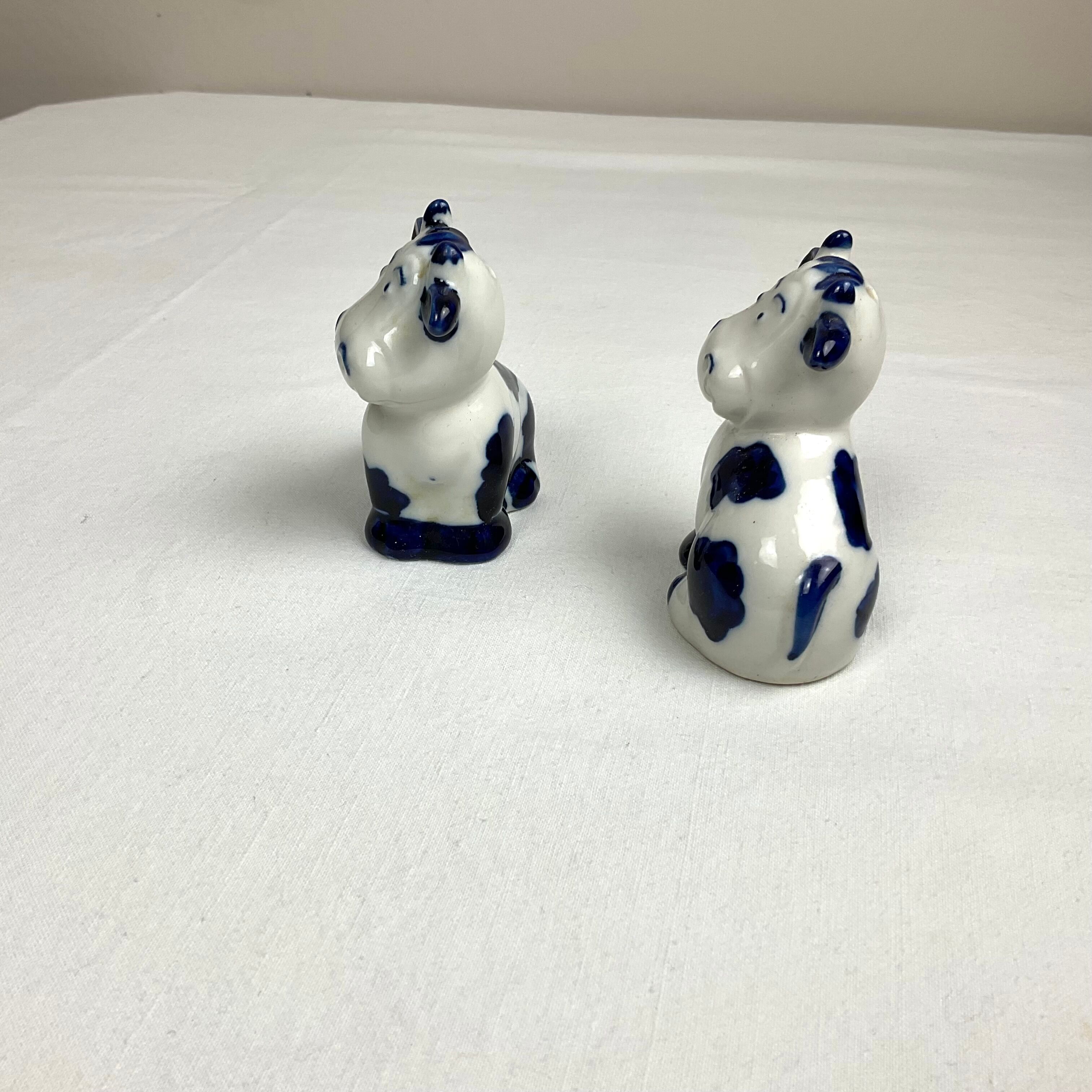 Salière et poivrière vache