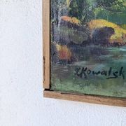 Oil painting "jungle" forest landscape